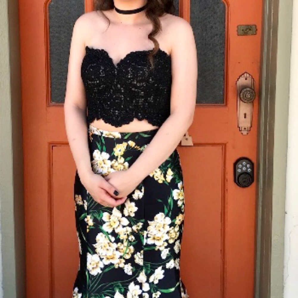 Camille La Vie Long Two-Piece Prom Dress